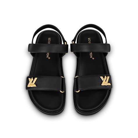 louis vuitton velcro sandals|Louis Vuitton sunshine sandals.